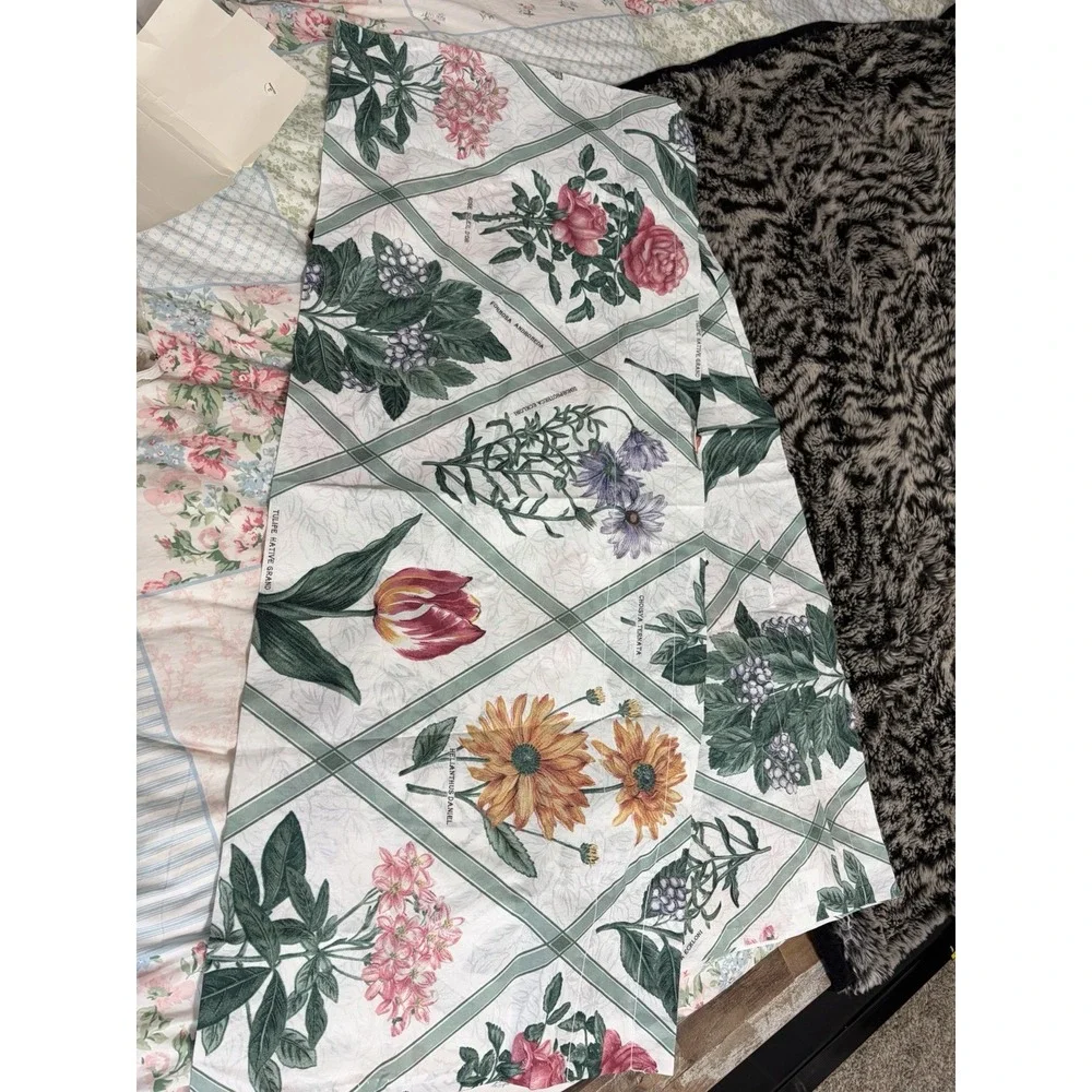 Vintage Valance 1 ALLYSON FLORAL Valances New Old Stock Usa 86